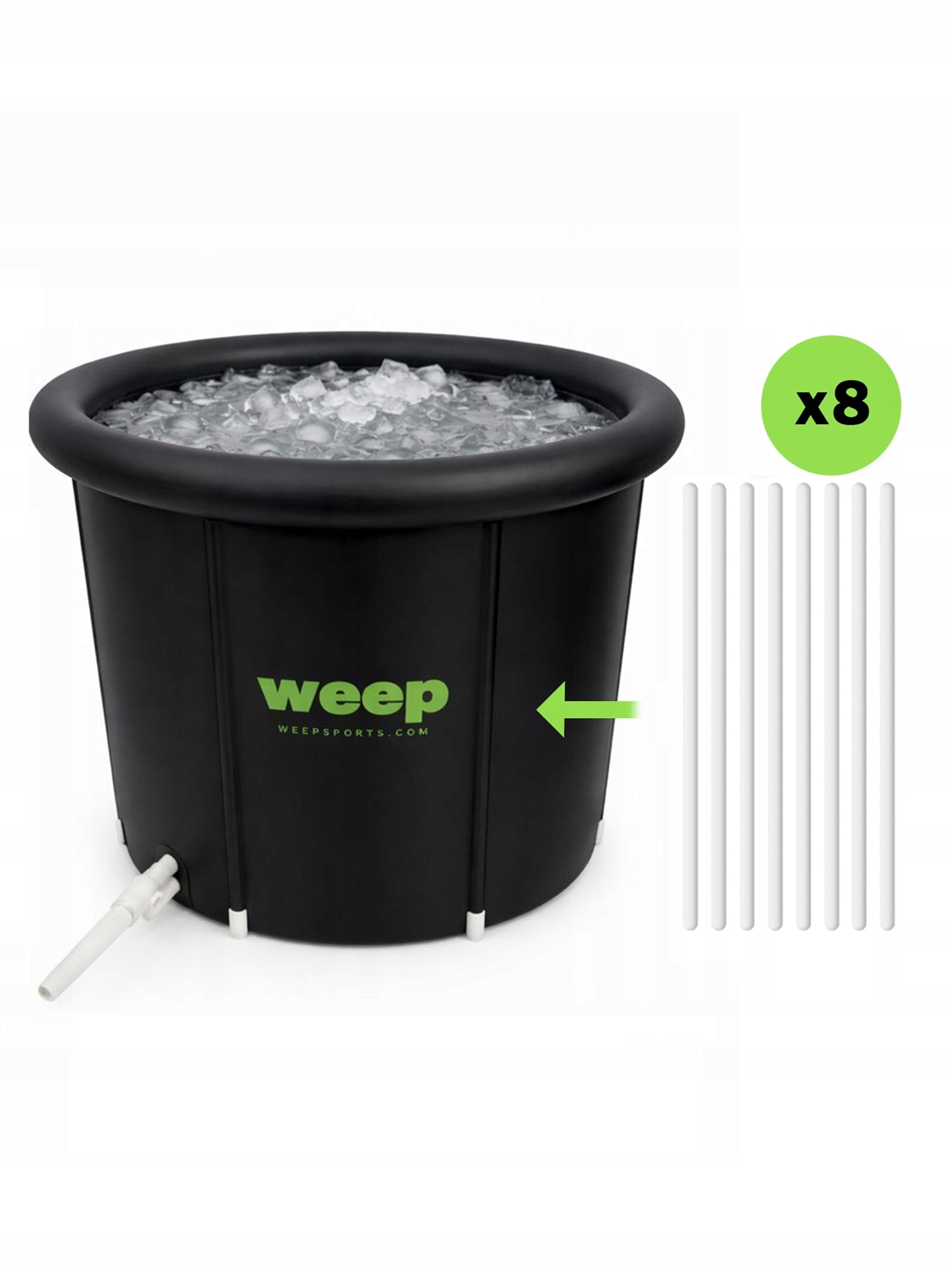INFLATABLE BATHTUB WEEP FOR REGENERATION 390L 85x80cm Packaging status original