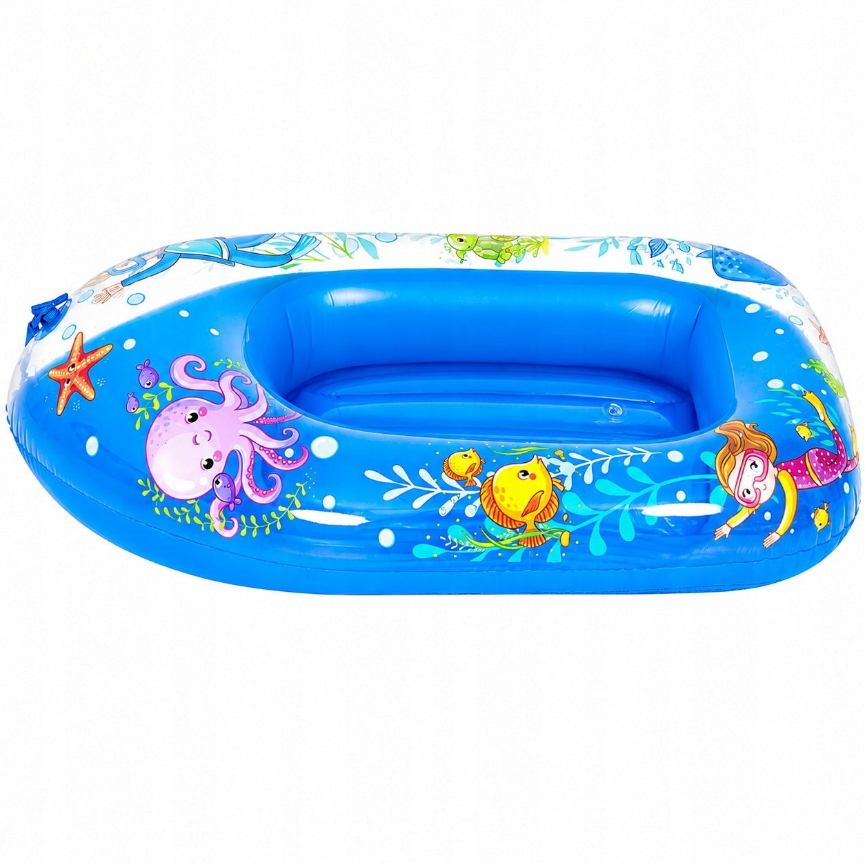 INFLATABLE BOAT FOR CHILDREN 112X70 CM SWIMMING POOL LAKE BEACH PONTOON MATTRESS Manufacturer code 6920388661911