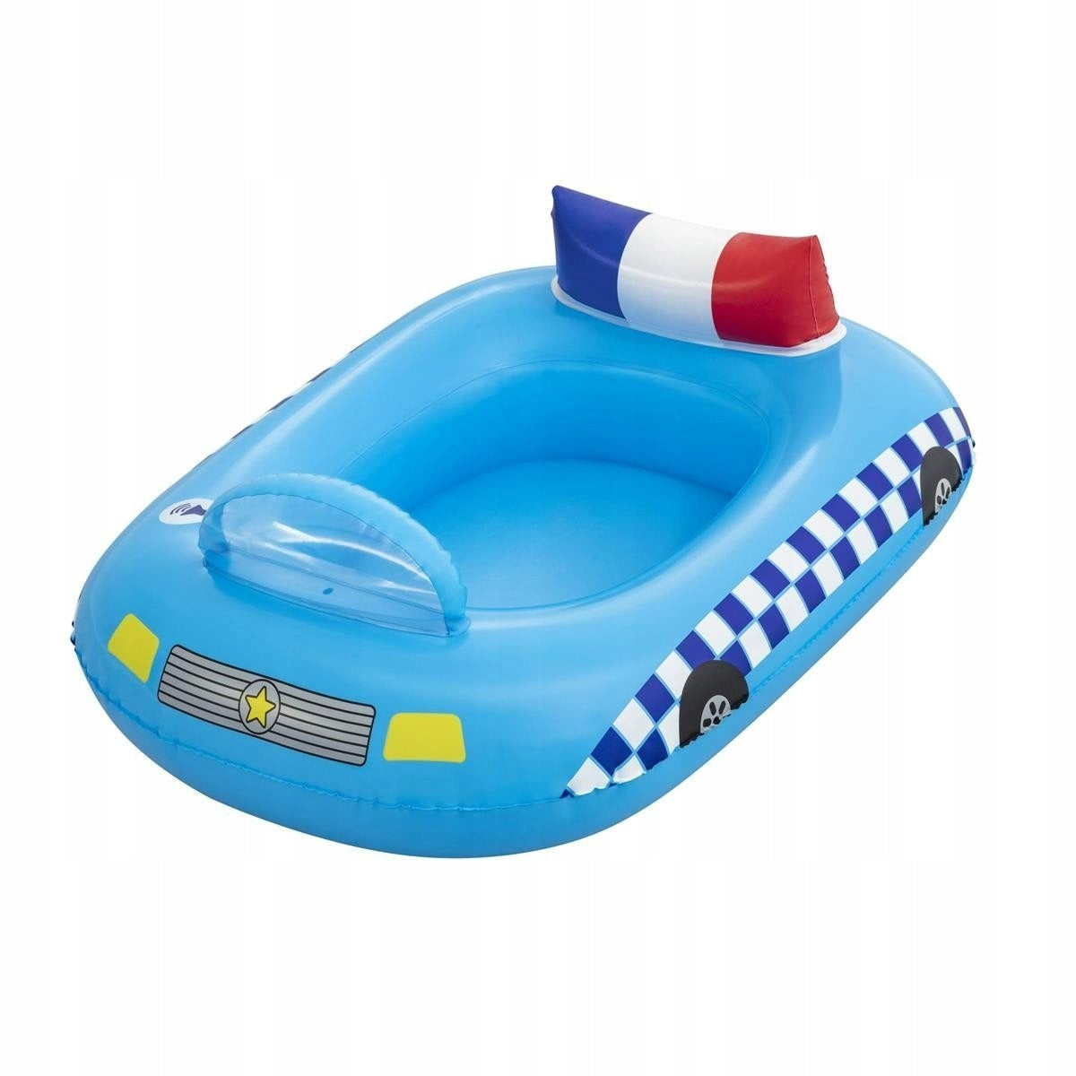 INFLATABLE BOAT PONTOON FOR CHILDREN POLICE SIREN SOUND BESTWAY Brand Bestway