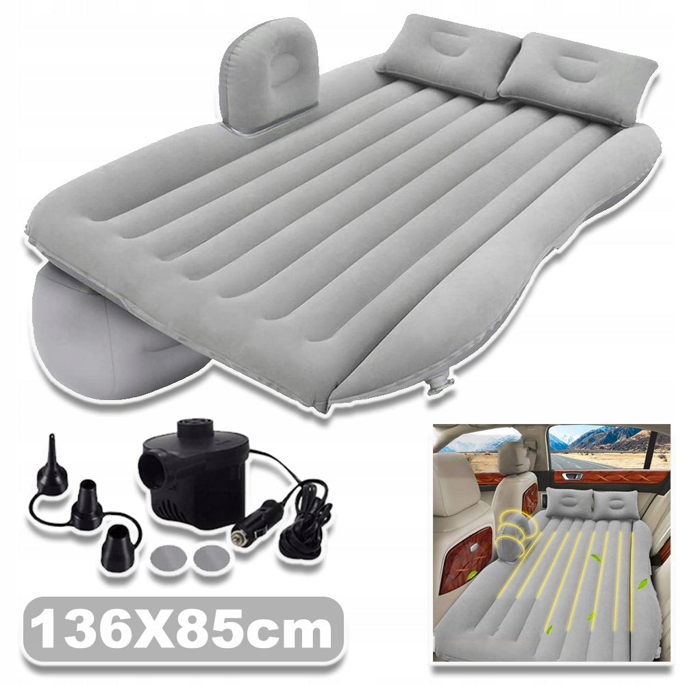 INFLATABLE CAR MATTRESS TRAVEL BED FOR CAR REAR SEAT