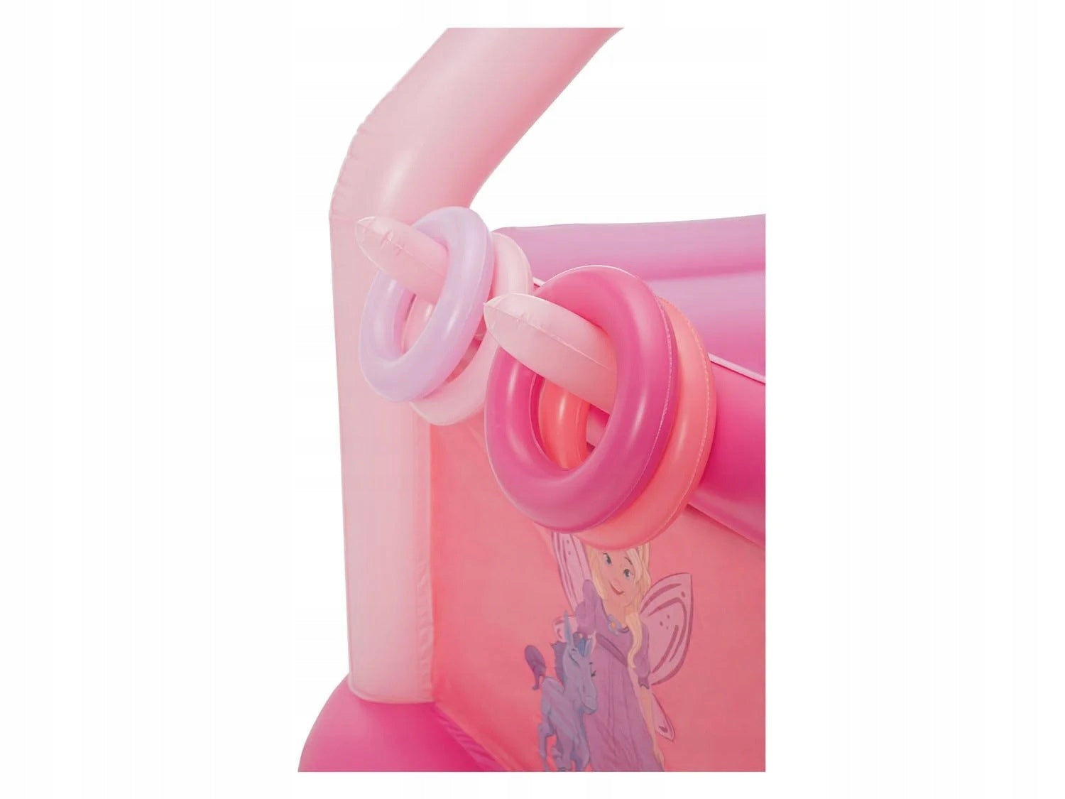 INFLATABLE CASTLE TRAMPOLINE SQUARE TOYS BASKETBALL PLAYTIVE PINK Brand Playtive
