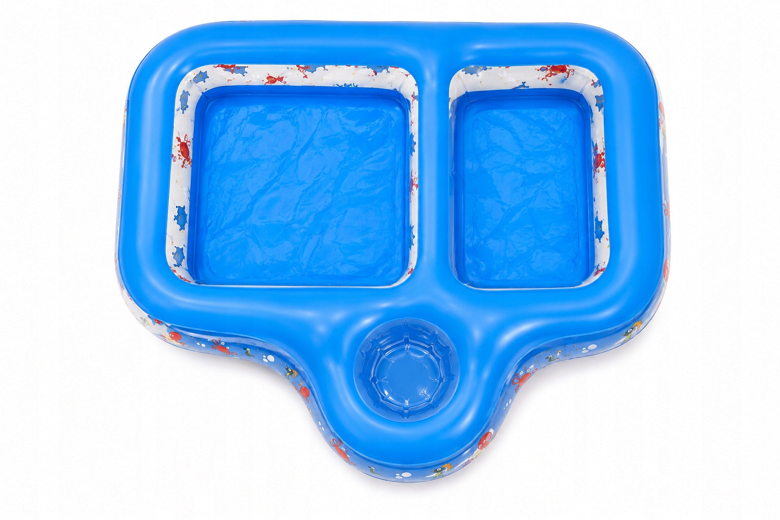 INFLATABLE CHILDREN'S POOL 3 CHAMBERS WATER SAND 86x72 GARDEN PVC Product weight with unit packaging 0.4 kg