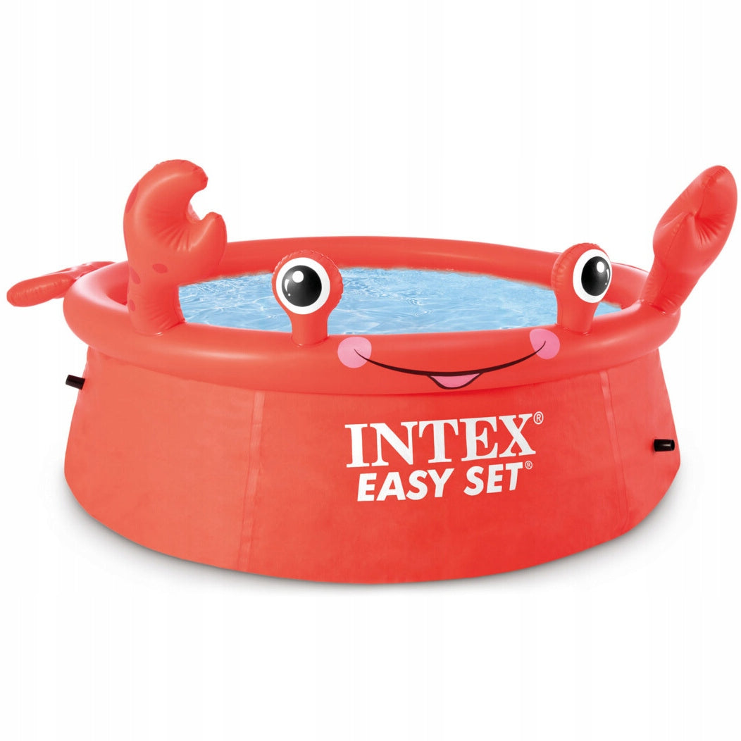 INFLATABLE CRAB POOL 880 L PLASTIC 183X51CM RED Brand Intex
