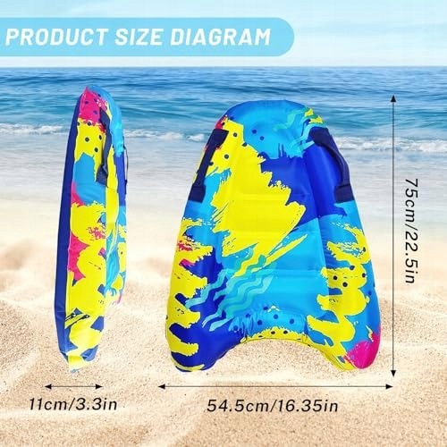 INFLATABLE FAINFUN SURFBOARD 75 X 54 5CM INFLATABLE BOARD Brand Sporty