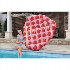 INFLATABLE FRAGRANCE MATTRESS RASPBERRY BIG PINK RED 165x151CM 00 Brand Bestway