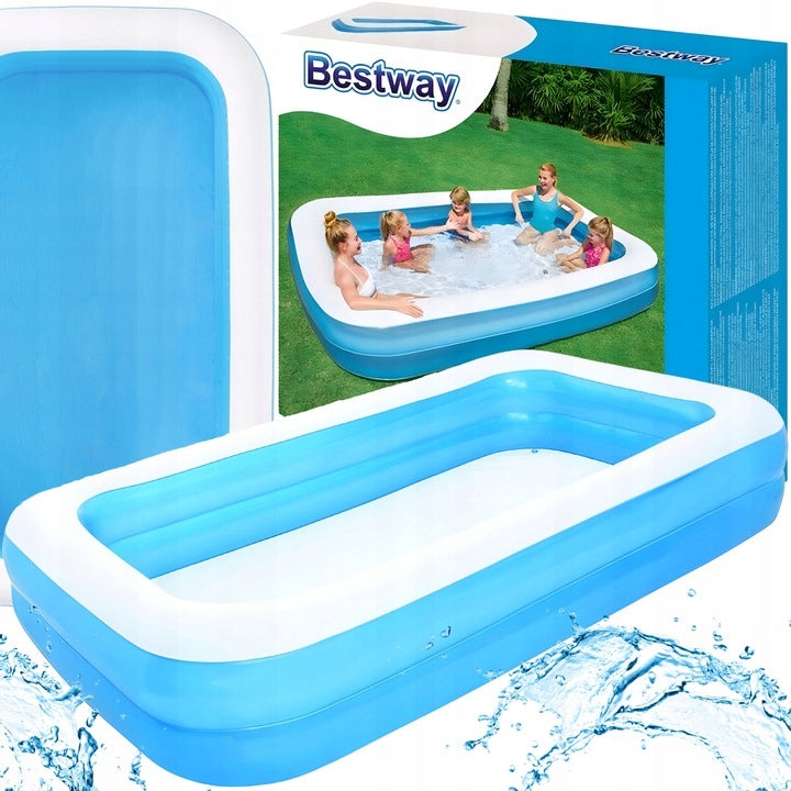 INFLATABLE GARDEN POOL FOR CHILDREN FAMILY LARGE FOR GARDEN BESTWAY 305x183 Volume 1161 l