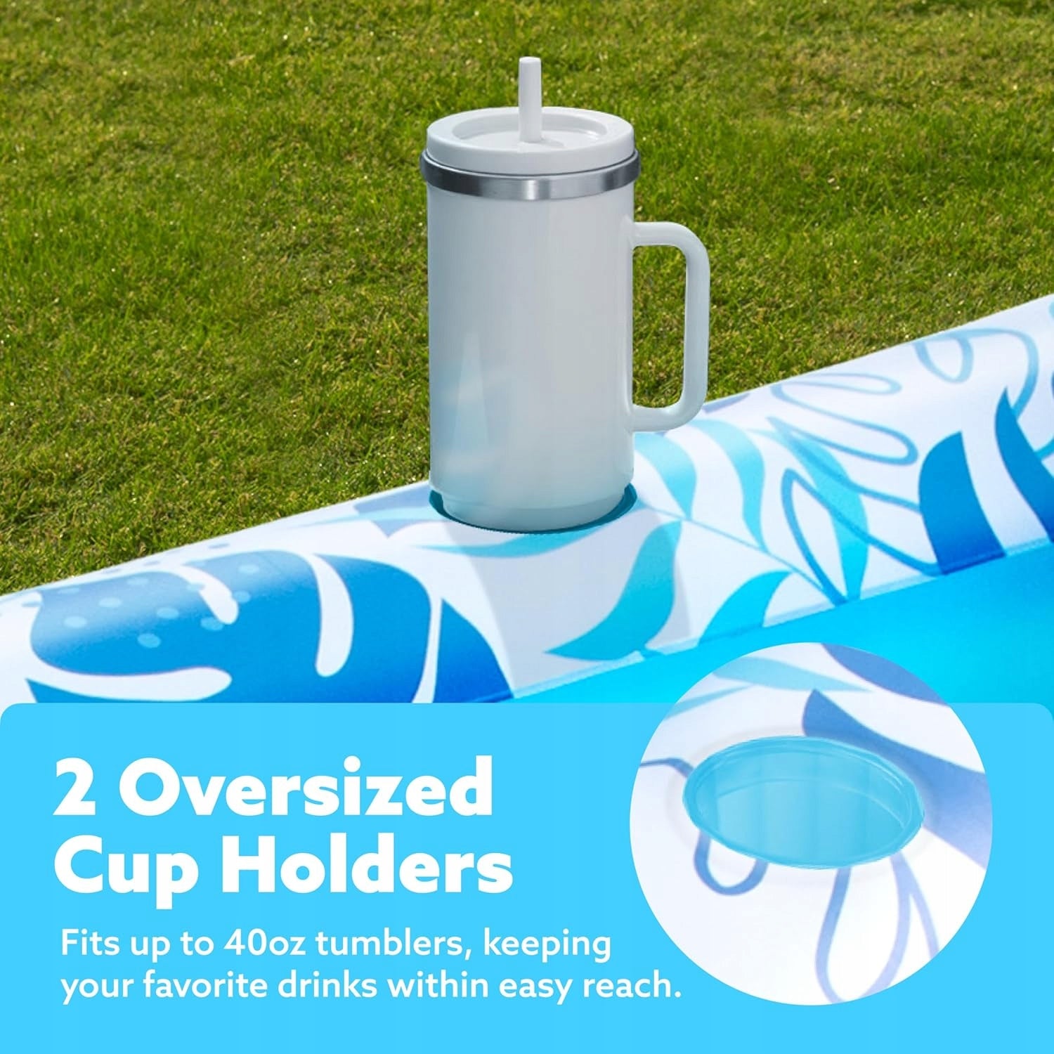 INFLATABLE GARDEN POOL FOR GARDEN PLOT CONVENIENT FOR SUNBATHING 215x140 Brand no brand