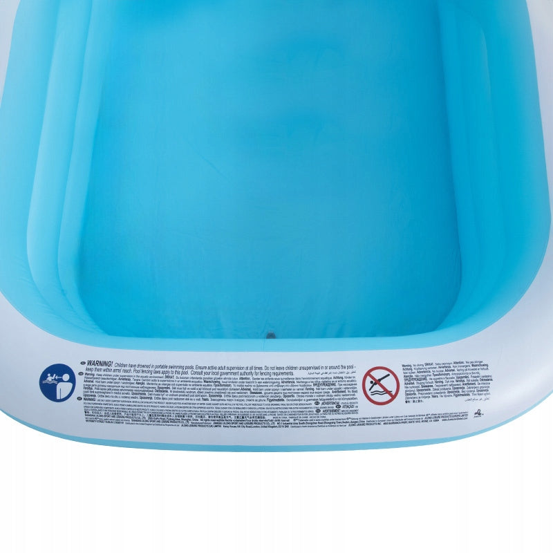 INFLATABLE GARDEN POOL PUMPED FOR CHILDREN LARGE RECTANGULAR 305X183CM Product width 183 cm