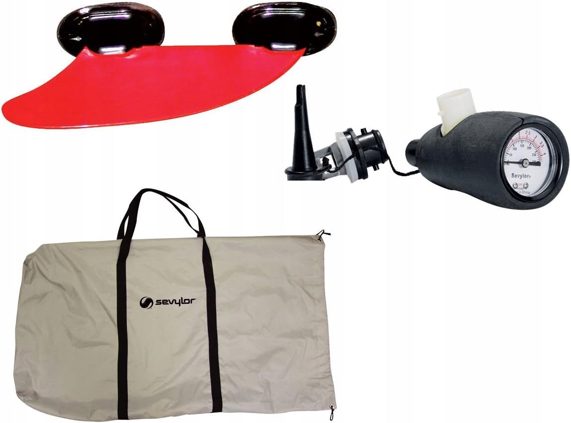 INFLATABLE KAYAK FOR 2 PEOPLE 331X88 CM SET PADDLE PUMP Length 88 cm