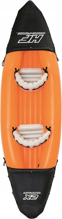 INFLATABLE KAYAK FOR 2 PEOPLE INFLATABLE KAYAK COMFORTABLE LARGE XL + 2 PADDLES Packaging status original