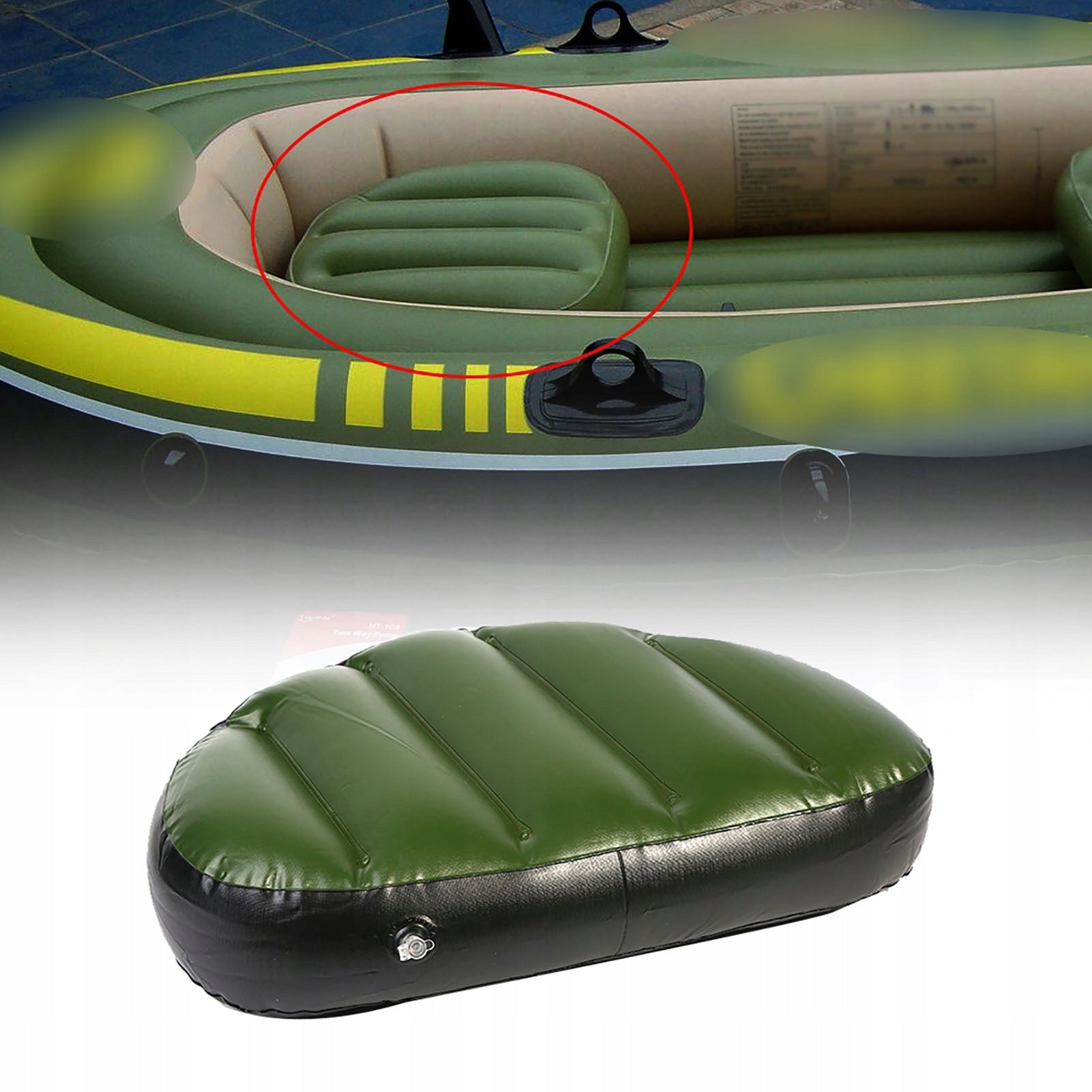 INFLATABLE KAYAK SEAT CUSHION SOFT Packaging status original