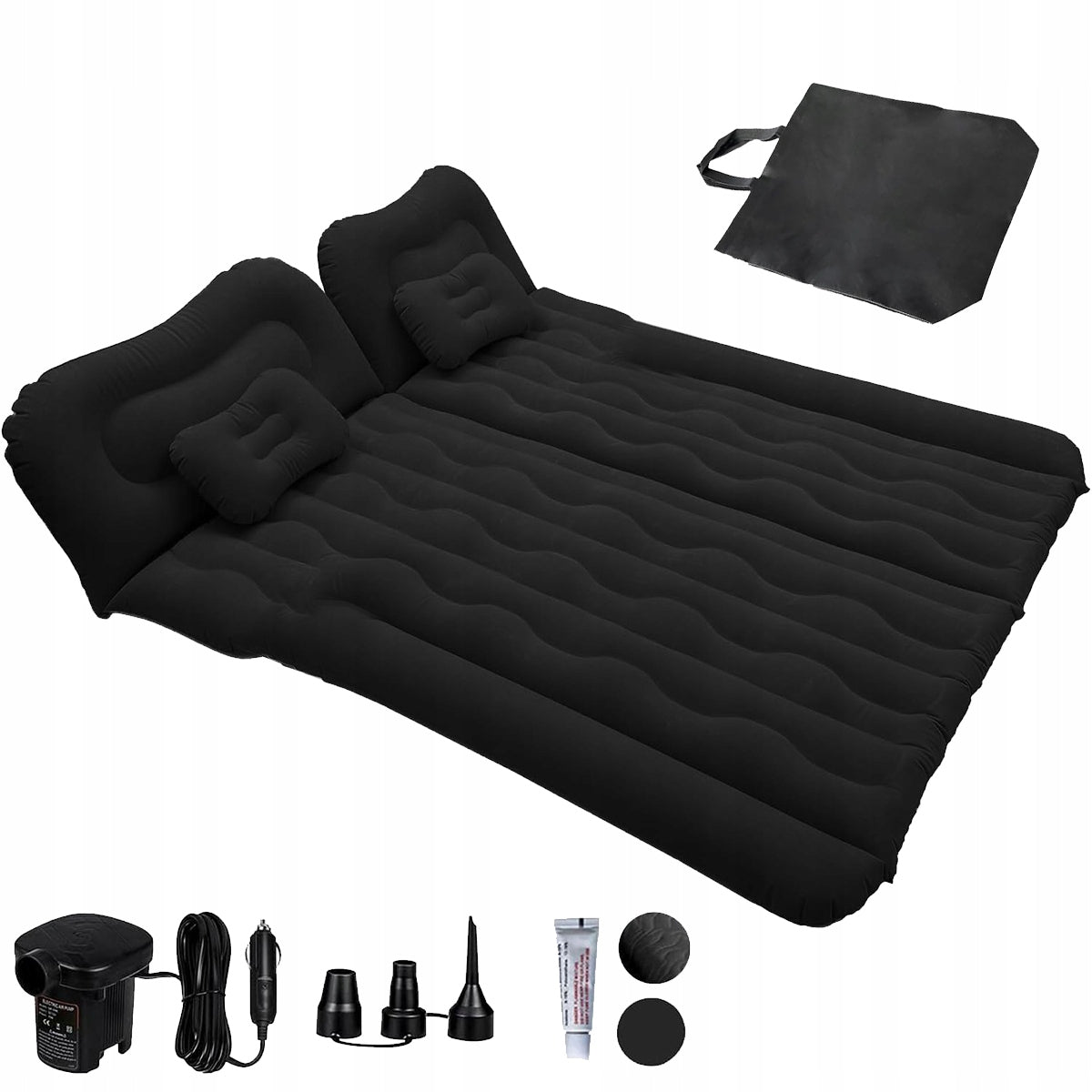 INFLATABLE MATTRESS BED FOR CAR WITH PUMP AKCESORIA TRAVEL Packaging status original