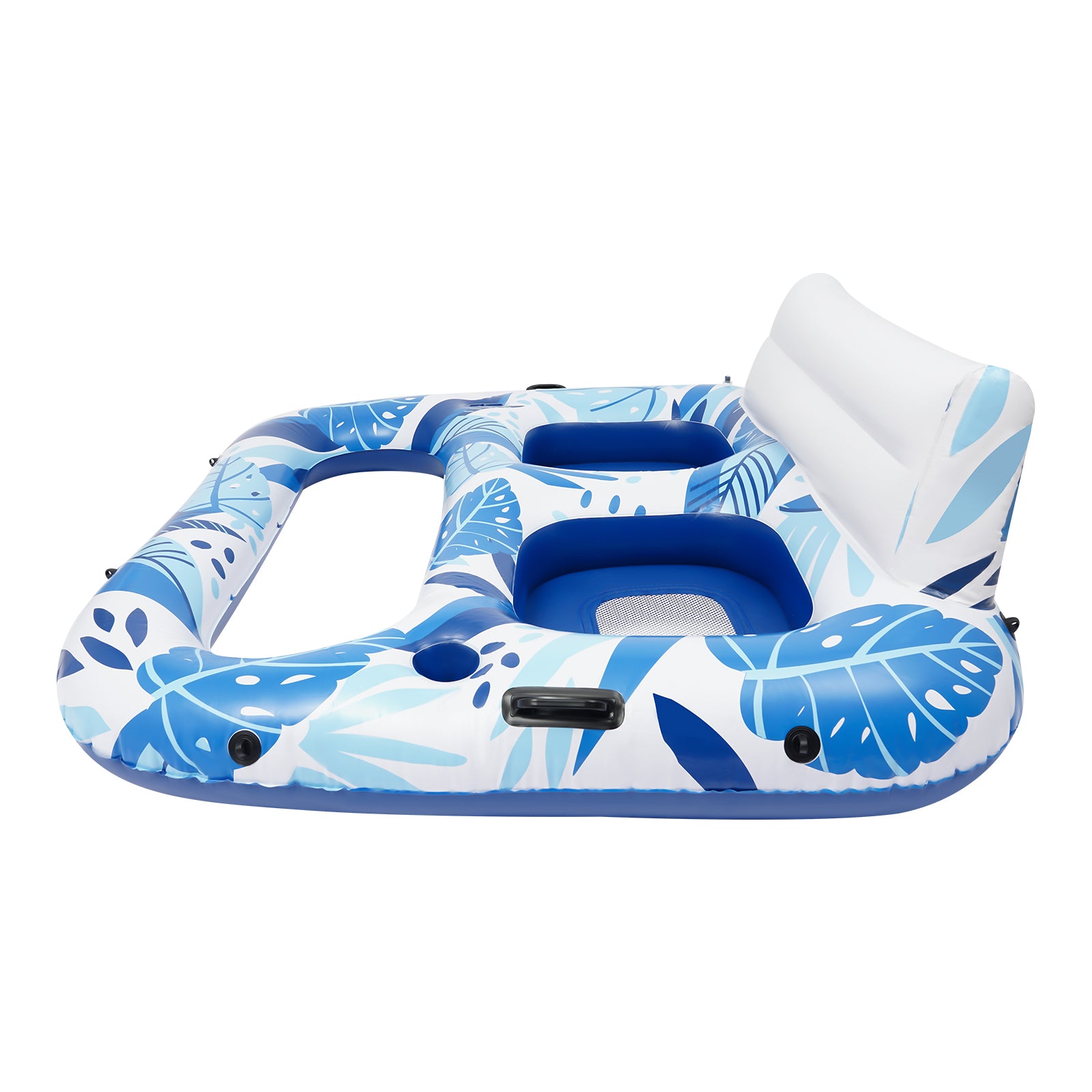 INFLATABLE MATTRESS FOR 2 PEOPLE FOR SWIMMING POOL, SWIMMING WHEEL 165X152X55CM Model 2 PERSON INFLATABLE POOL LOUNGER FLOAT