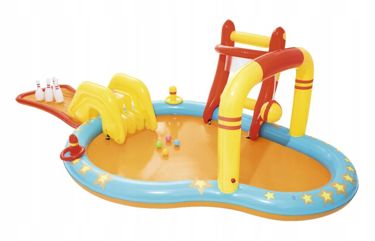 INFLATABLE PLAYGROUND WATER PADDLING POOL BESTWAY FOR CHILDREN SLIDE Brand Bestway