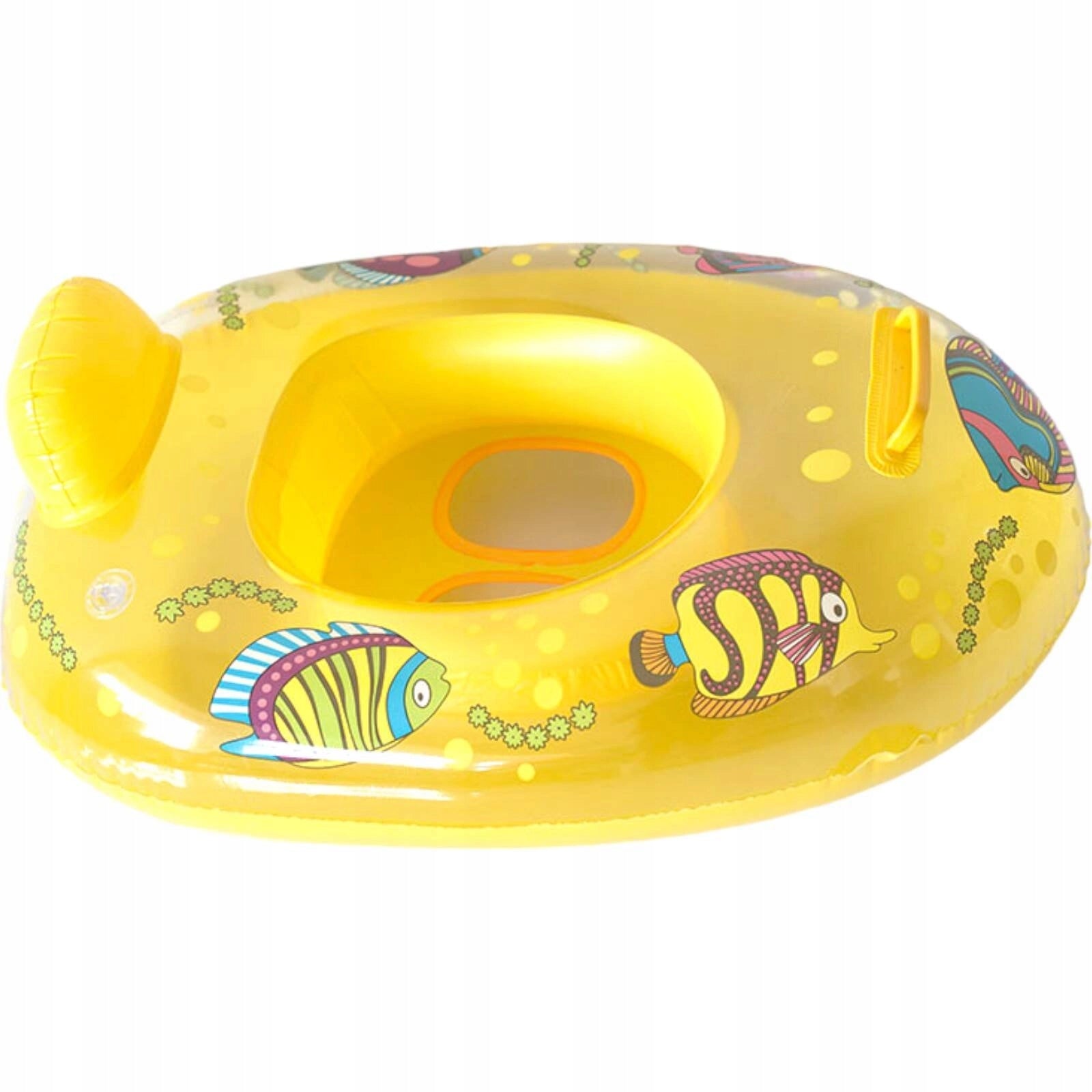 INFLATABLE PONTOON FOR CHILDREN FOR POOL PONTOON FOR WATER SEAT HOLDER 65x45 Color yellow
