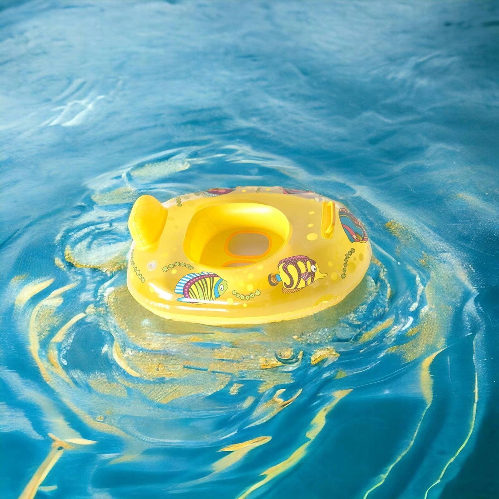 INFLATABLE PONTOON FOR CHILDREN FOR POOL PONTOON FOR WATER SEAT HOLDER 65x45 Kid's age 2+ years