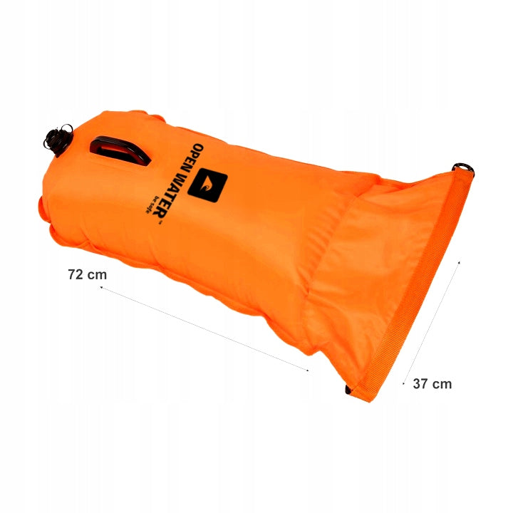 INFLATABLE SAFETY BUOY 28L LARGE SWIMMING BUOY + DRY POCKET 2in1 Gender not applicable