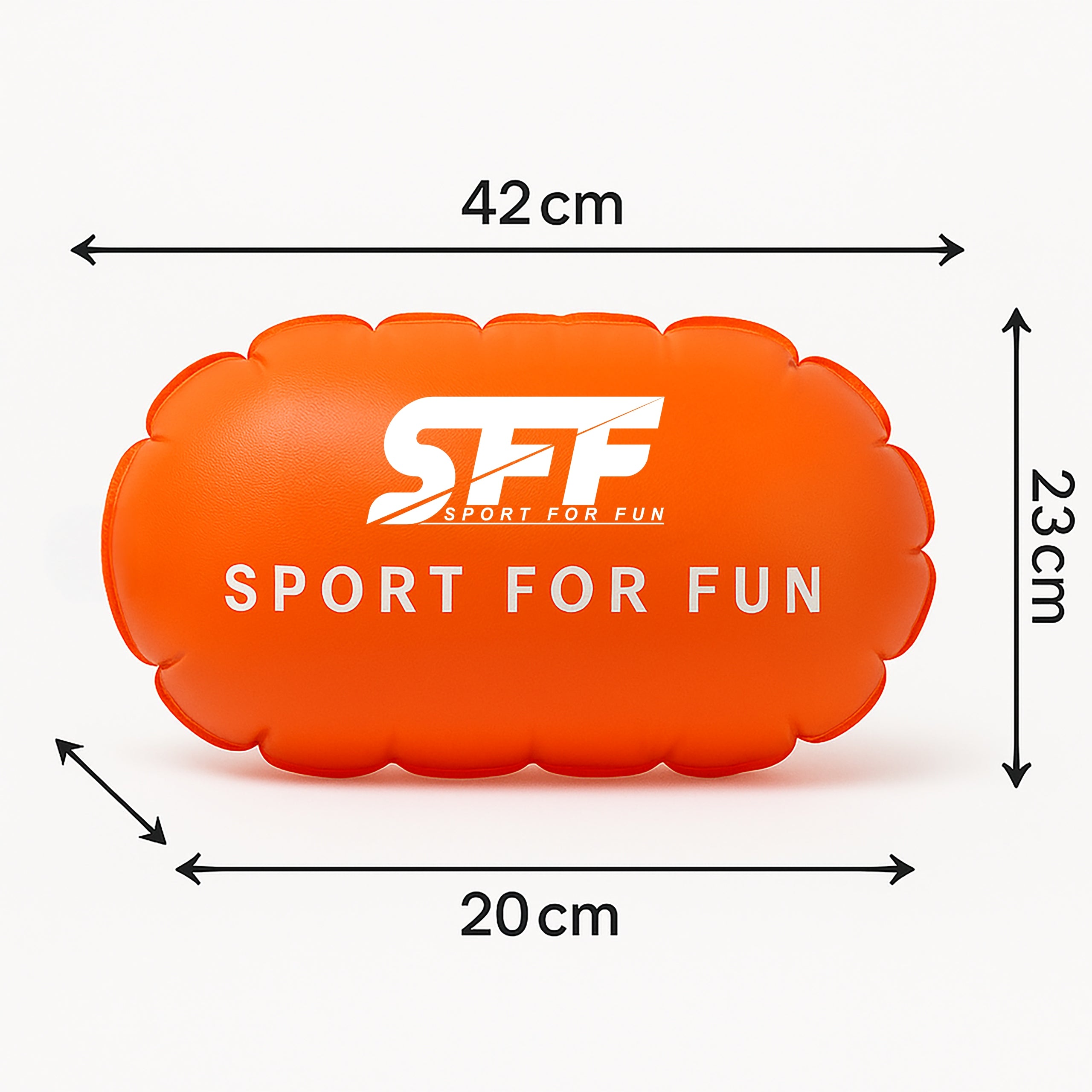 INFLATABLE SAFETY BUOY FOR SWIMMING RESCUE BUOY SWIMMING PUMPED Manufacturer code SFF-BOJA