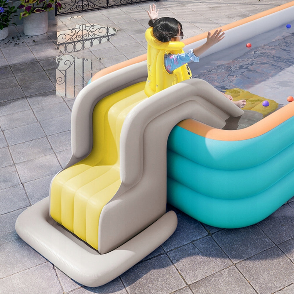 INFLATABLE SLIDE + FOOT PUMP WATER PARK Kind inflatable