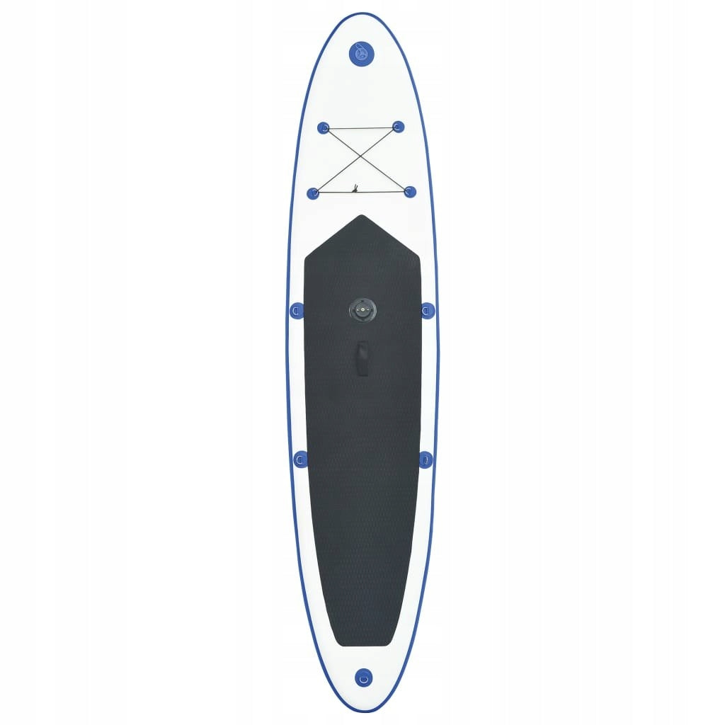 INFLATABLE SUP BOARD WITH SAIL AND ACCESSORIES BLUE AND WHITE Model vidaxl