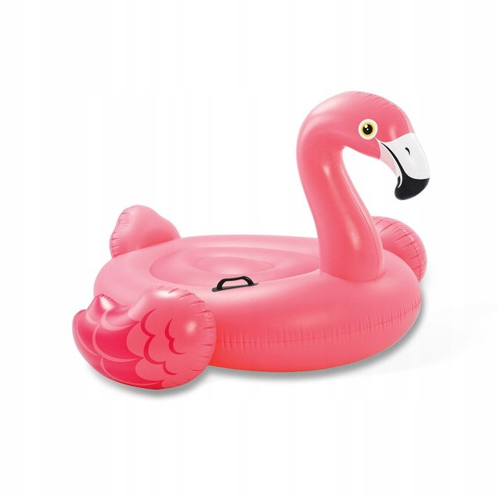 INFLATABLE SWIMMING MATTRESS XXL FLAMINGO LARGE PONTOON FOR SWIMMING POOL TO SEA Model Materac FLAMING xxl
