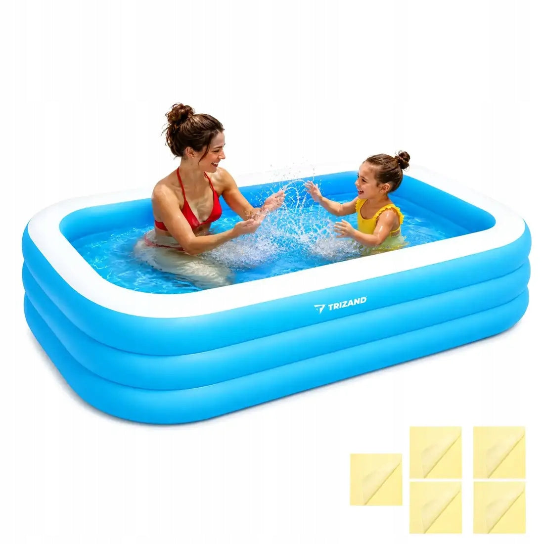 INFLATABLE SWIMMING POOL 185X130X50CM TRIZAND