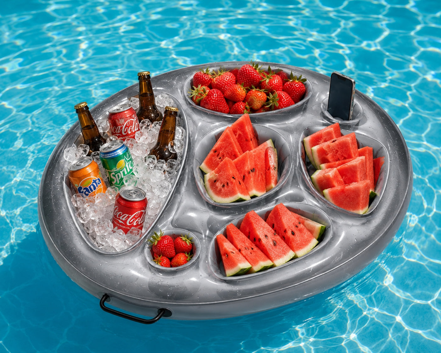 INFLATABLE SWIMMING POOL TABLE FLOATING FOR JACUZZI POOL WATER BAR FOR DRINKS Packaging status original