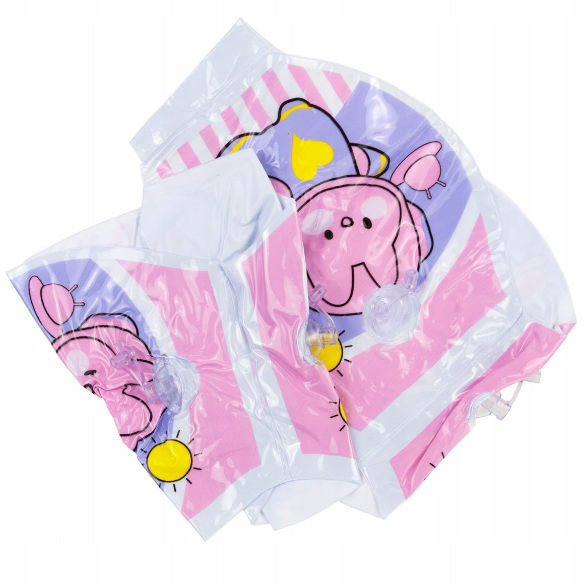 INFLATABLE SWIMMING TRUNKS SLEEVES FOR CHILDREN PINK 2 COMPARTMENTS FOR SWIMMING POOL BEACH Manufacturer code TG81880-1
