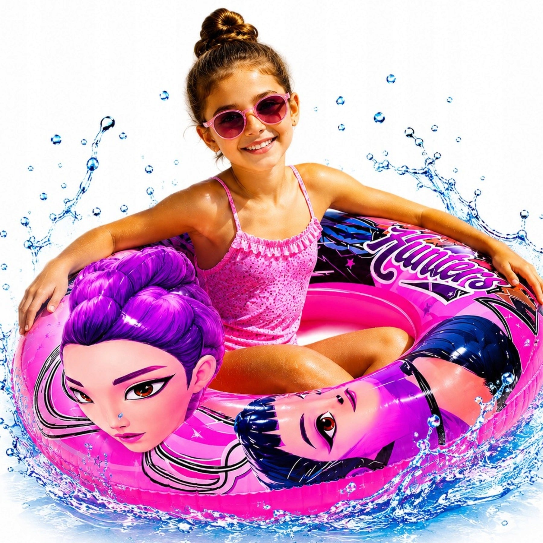 INFLATABLE SWIMMING WHEEL DEAMON HUNTERS CIRCLE K-POP KPOP FOR SWIMMING POOL 70CM XL Manufacturer code 5907419788022