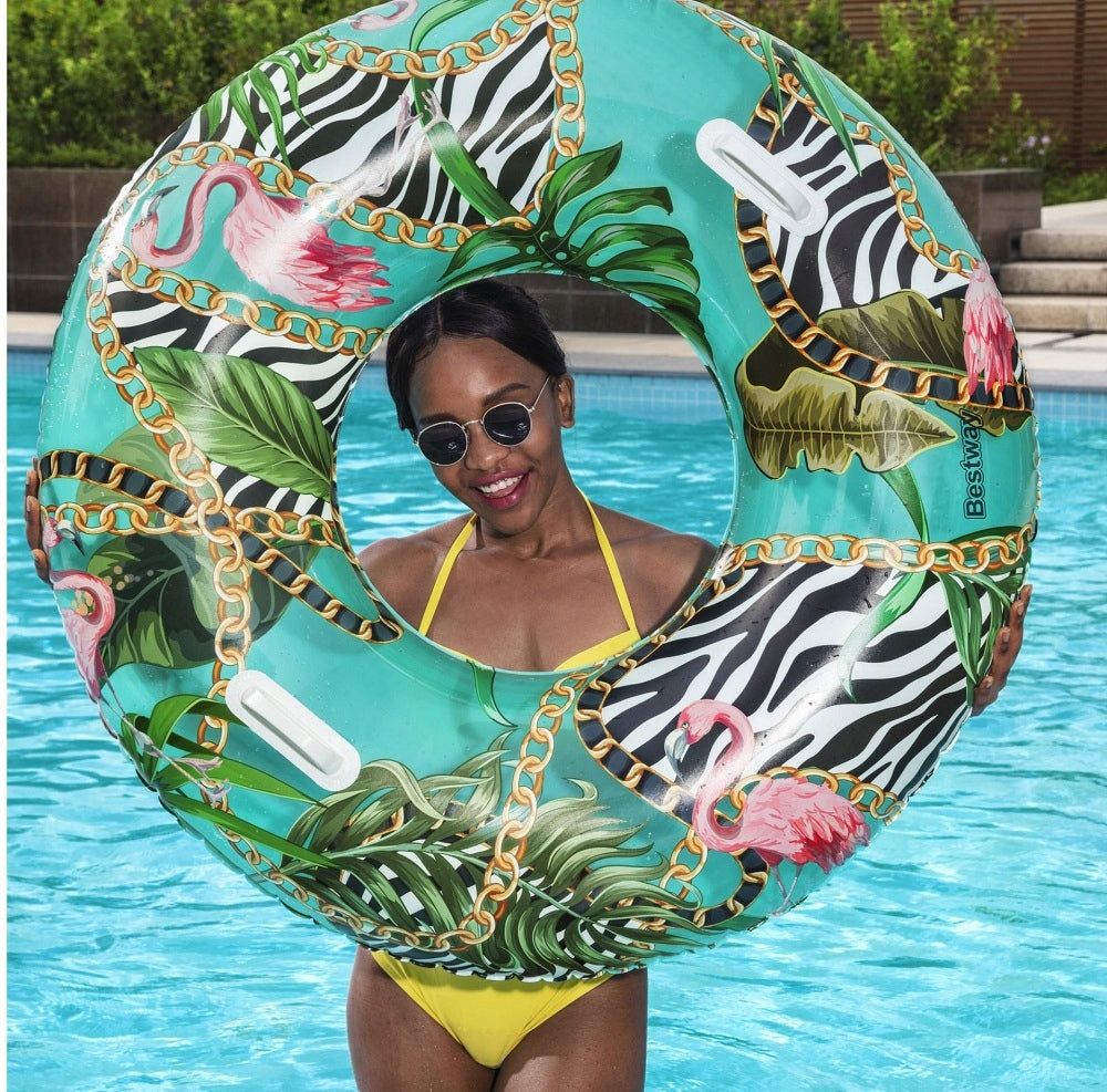 INFLATABLE SWIMMING WHEEL + HANDLES BESTWAY 36302 Brand Bestway