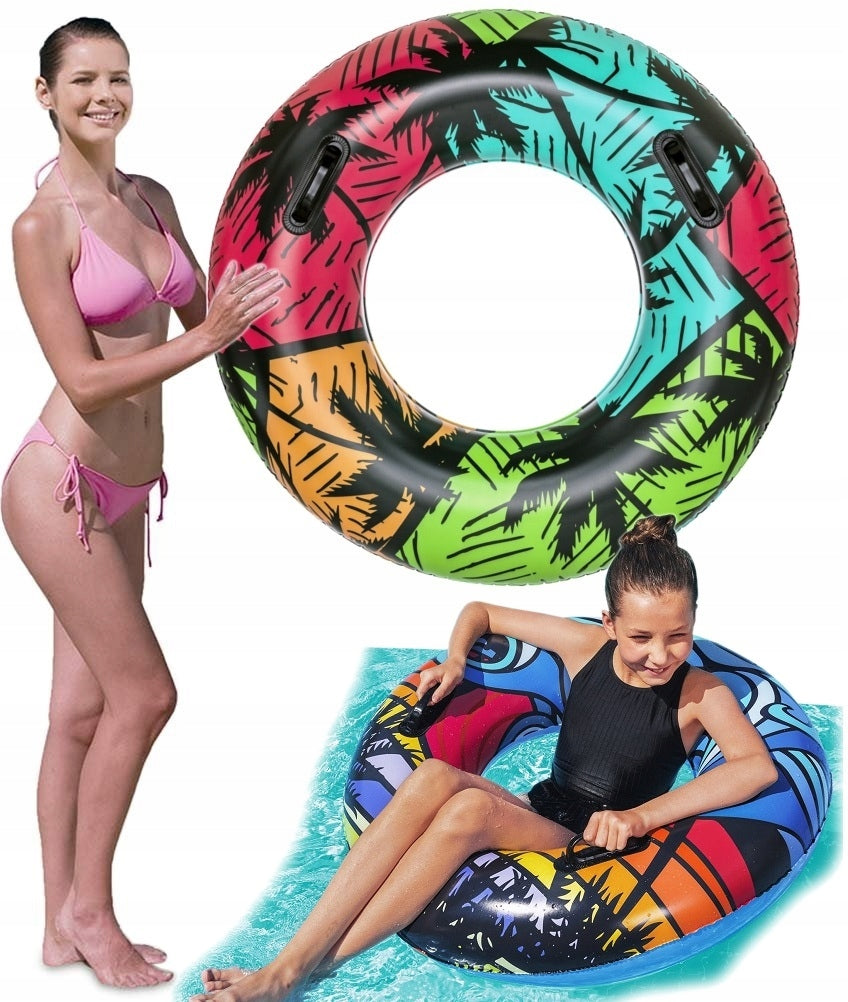 INFLATABLE SWIMMING WHEEL + HANDLES BESTWAY 36350 Brand Bestway