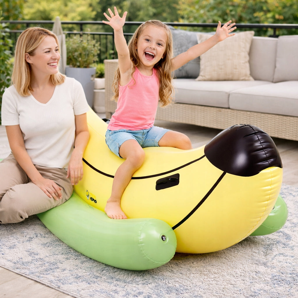 INFLATABLE SWING ROCKER BANANA 200 cm for Children for Home and Garden Rubber Manufacturer code bananbujak