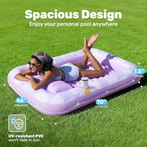 INFLATABLE TANNING POOL 70" X 116CM INFLATABLE TANNING POOL Manufacturer code Bez marki