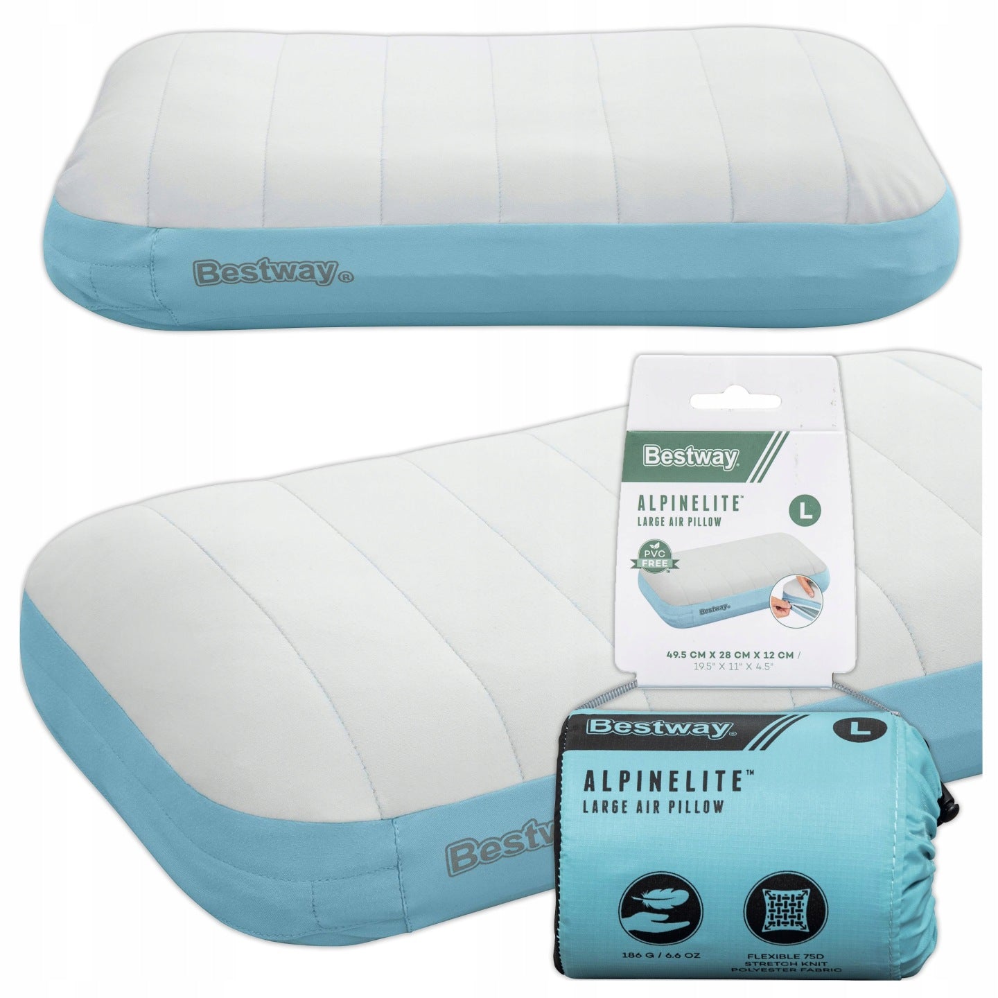 INFLATABLE TRAVEL PILLOW BESTWAY 69625