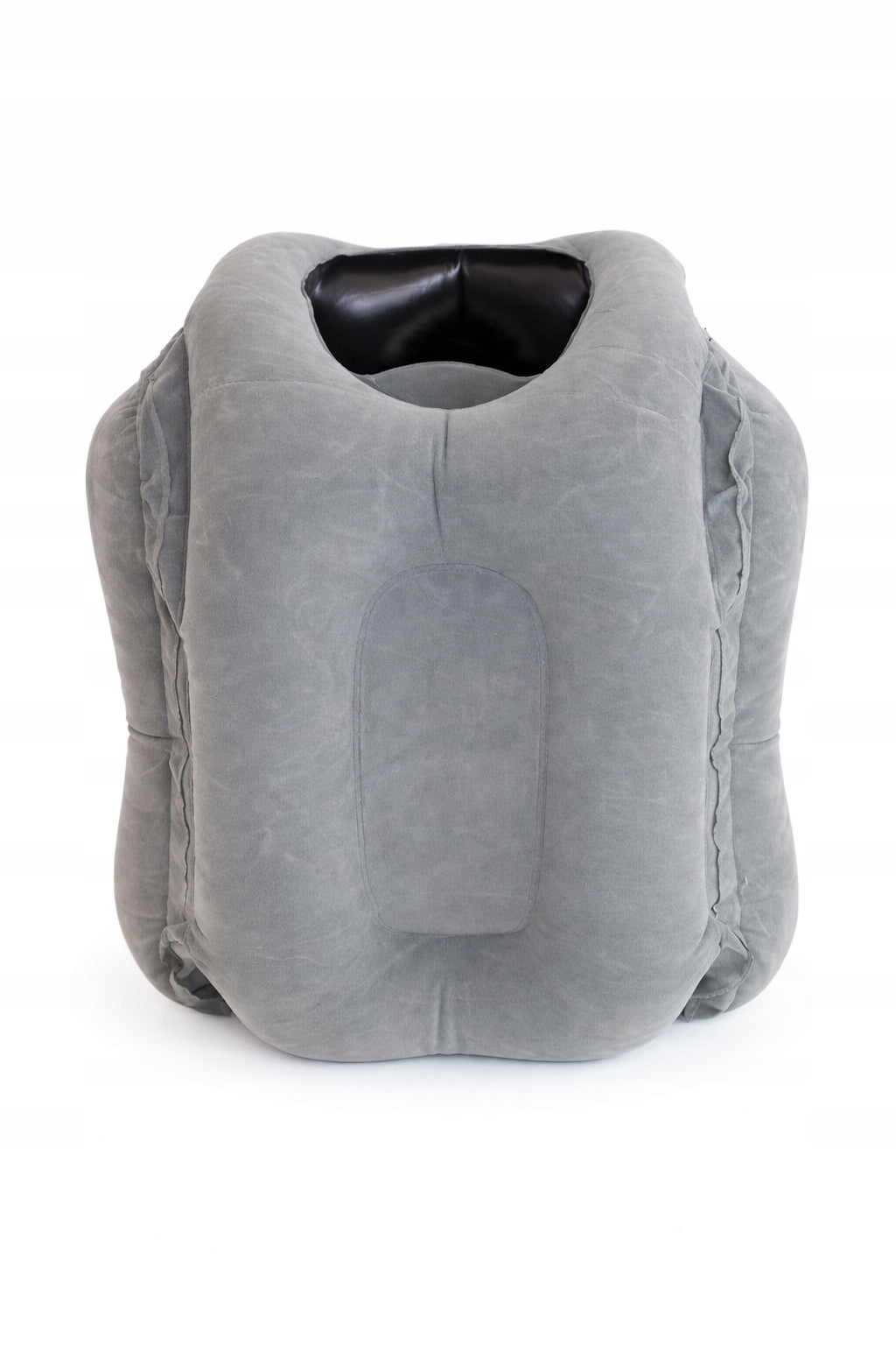 INFLATABLE TRAVEL PILLOW Ergonomic Sleeping for Airplane Grey Manufacturer code szara