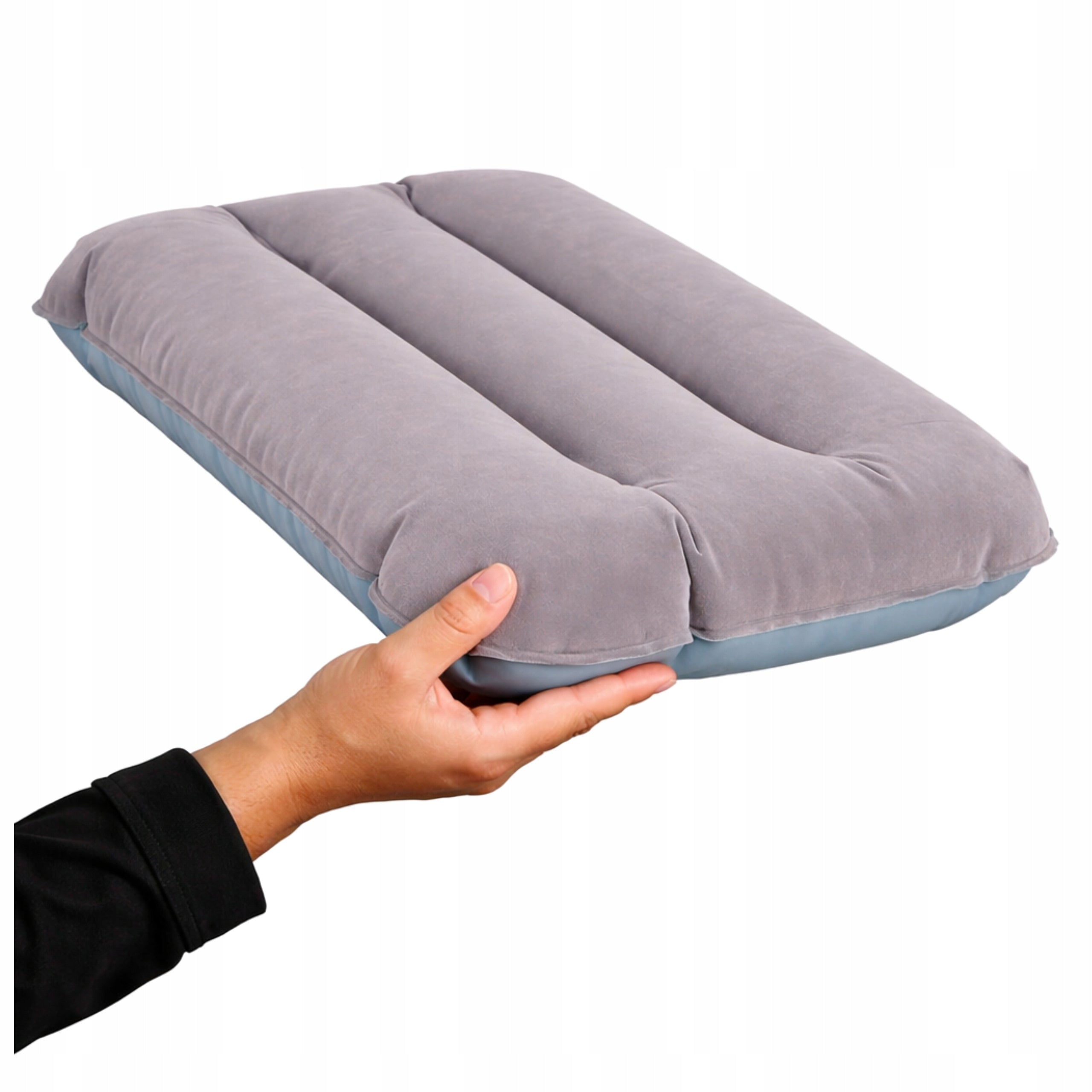 INFLATABLE VELOUR TRAVEL PILLOW PUMPED FOR TOURIST AIRPLANE CAR Brand Bestway