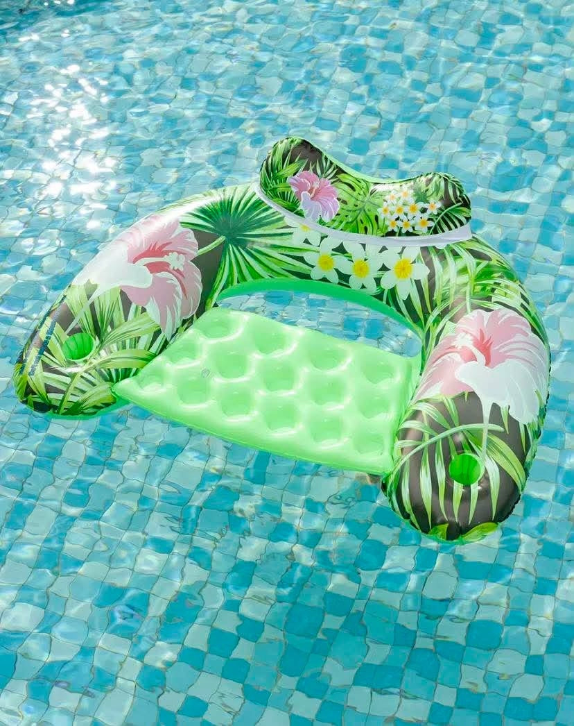 INFLATABLE WATER MATTRESS SUN LOUNGER FOR SWIMMING POOL BEACH LARGE XXL COLORFUL Kid's age 6+ years