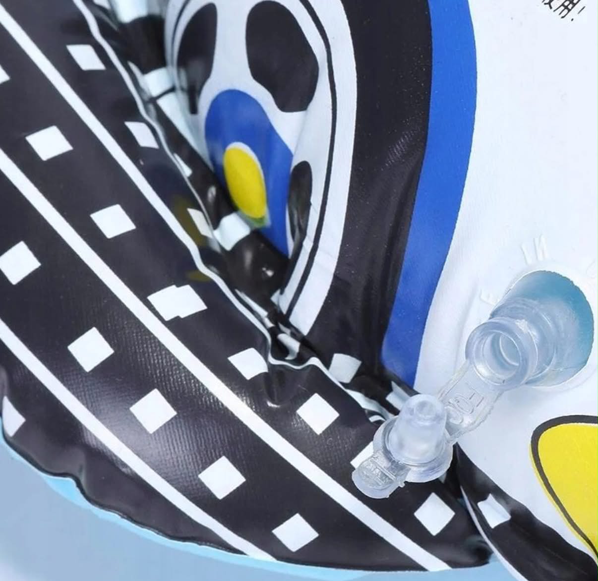 INFLATABLE WHEEL FOR SWIMMING PONTOON HORN CAR FOR CHILDREN WATER RIDER Packaging status original