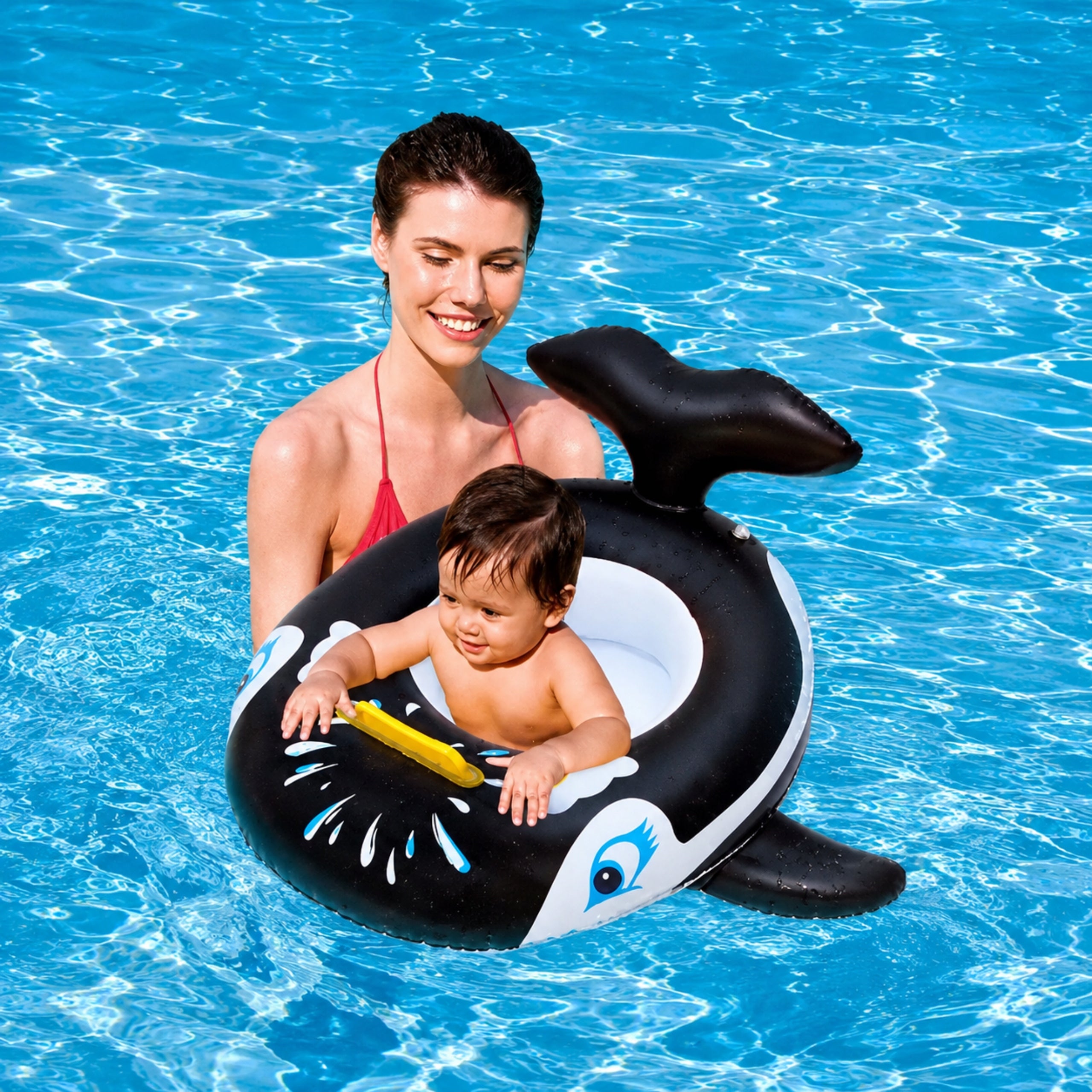 INFLATABLE WHEEL FOR SWIMMING POOL WATER WHEEL LARGE MATTRESS ORKA 70cm Manufacturer code 5908056553110