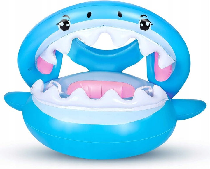INFLATABLE WHEEL FOR SWIMMING SHARK WITH VISOR MATTRESS PONTOON FOR CHILDREN Brand no brand