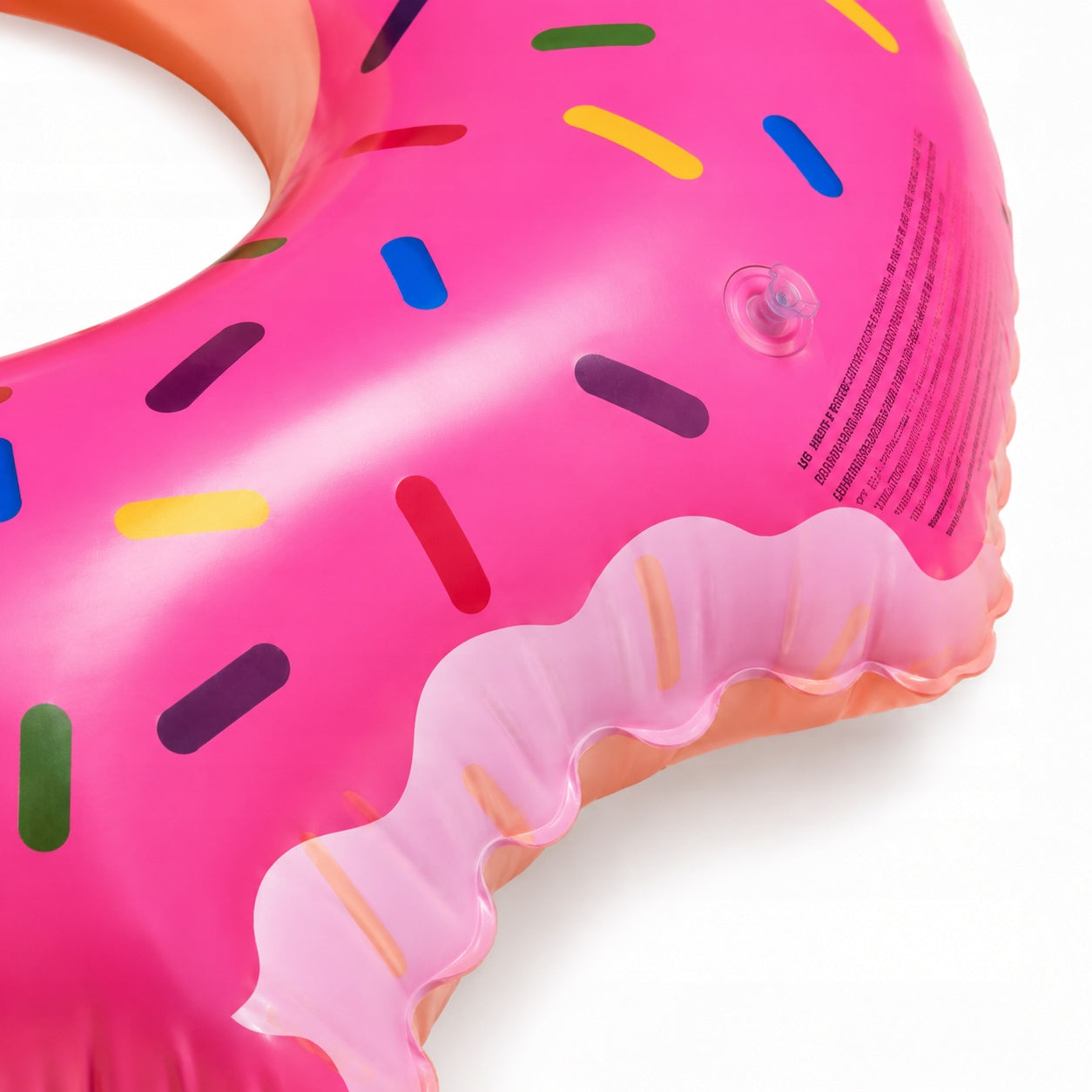 INFLATABLE WHEEL FOR SWIMMING WATER WHEEL LARGE MATTRESS DONUT 120cm PINK Brand no brand