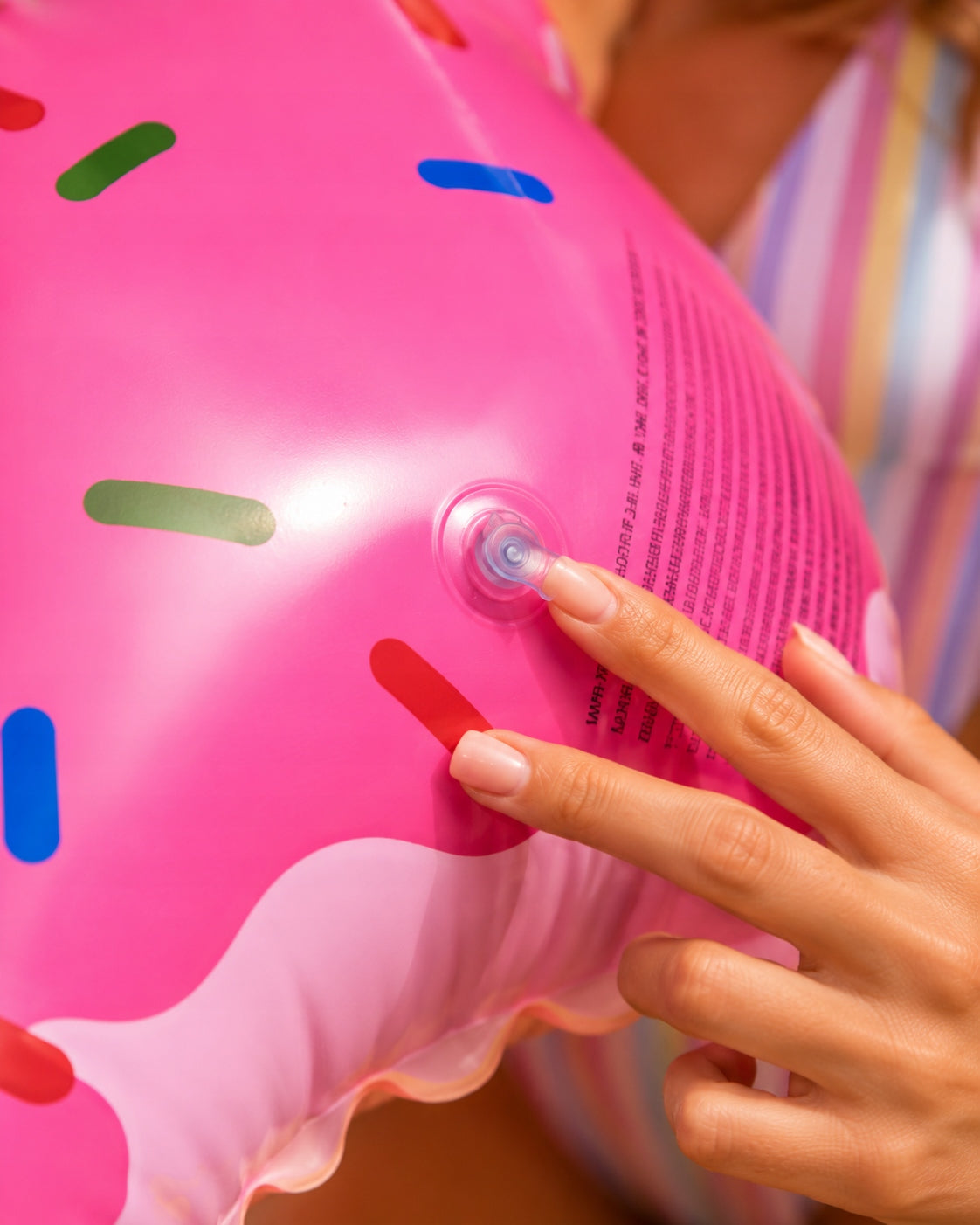 INFLATABLE WHEEL FOR SWIMMING WATER WHEEL LARGE MATTRESS DONUT 120cm PINK EAN (GTIN) 5908106492680