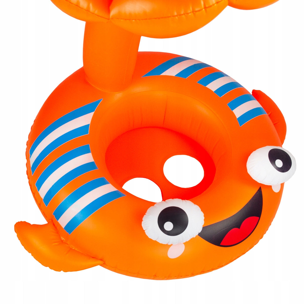 INFLATABLE WHEEL WITH SEAT AND VISOR PONTOON FOR CHILDREN TO SWIM Length 5 cm