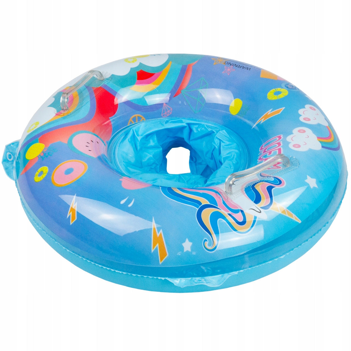 INFLATABLE WHEEL WITH SWIMMING SEAT CHILDREN'S CIRCLE BLUE CHILDREN Model TG67360-2 koło niebieskie