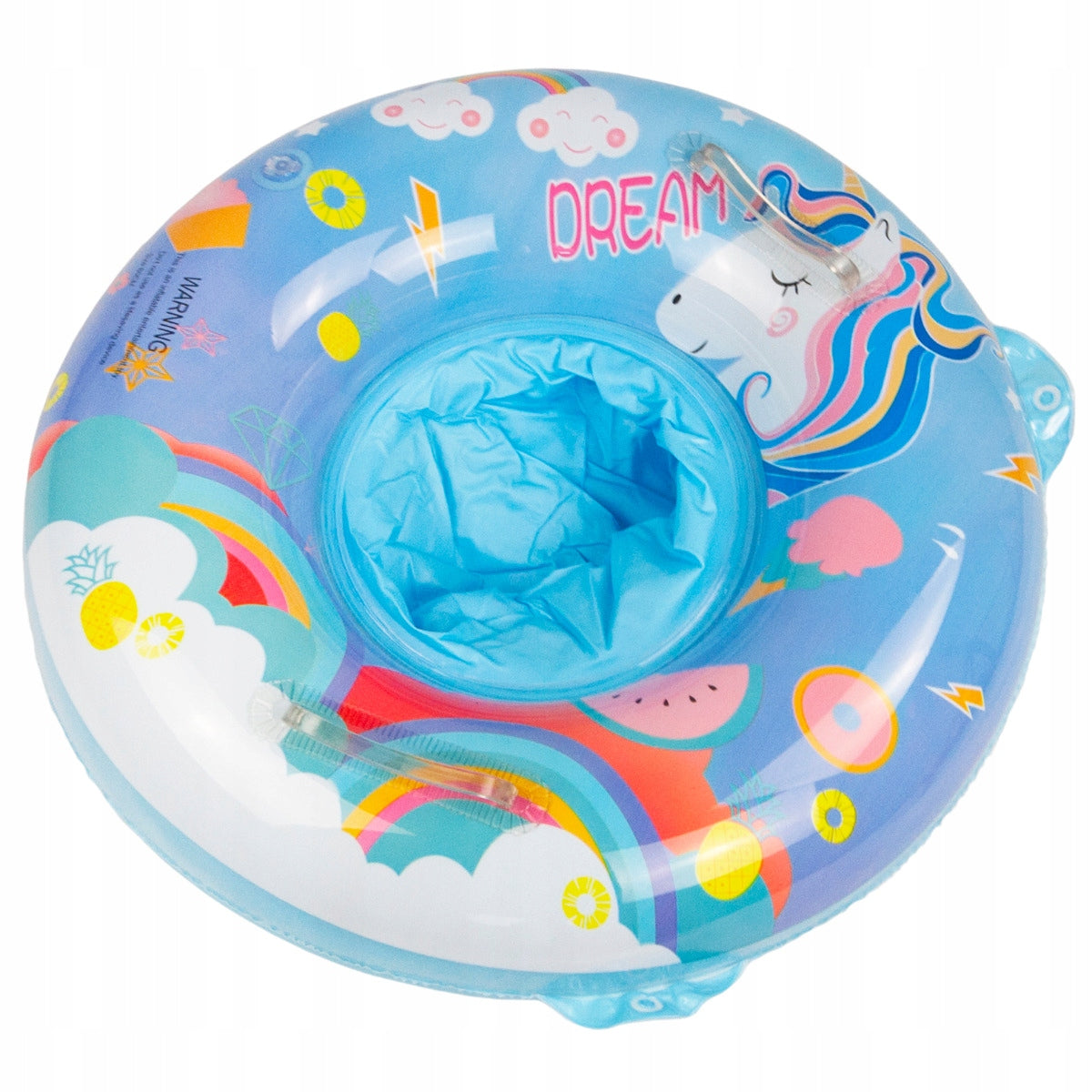 INFLATABLE WHEEL WITH SWIMMING SEAT CHILDREN'S CIRCLE BLUE CHILDREN Packaging status original