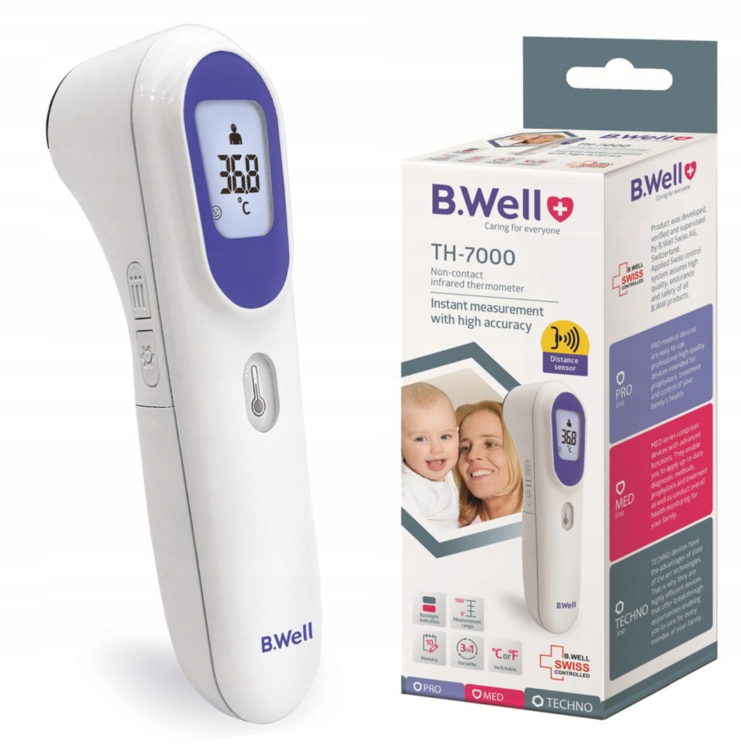 INFRARED ELECTRONIC MEDICAL NON-CONTACT THERMOMETER B.WELL