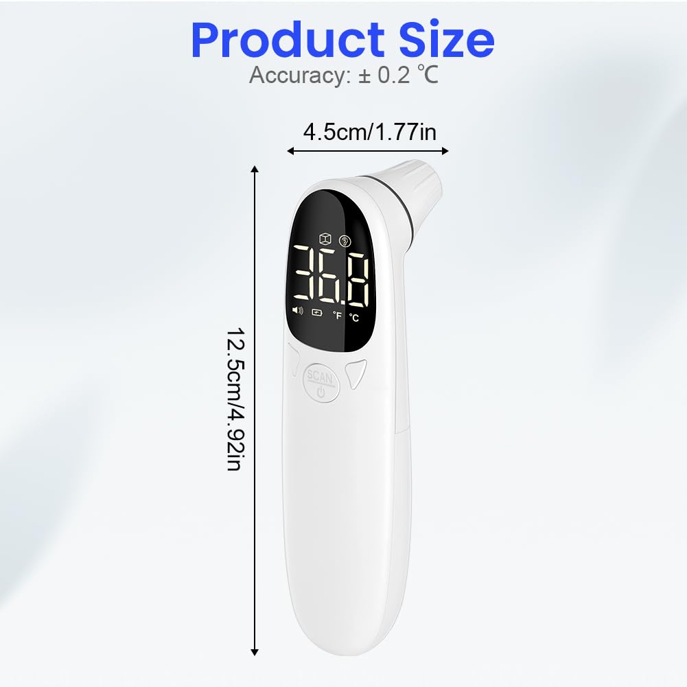 INFRARED IN-EAR THERMOMETER 1 SECOND MEMORY 32 LED Medical device type accessories for a medical device or a product without an intended medical purpose