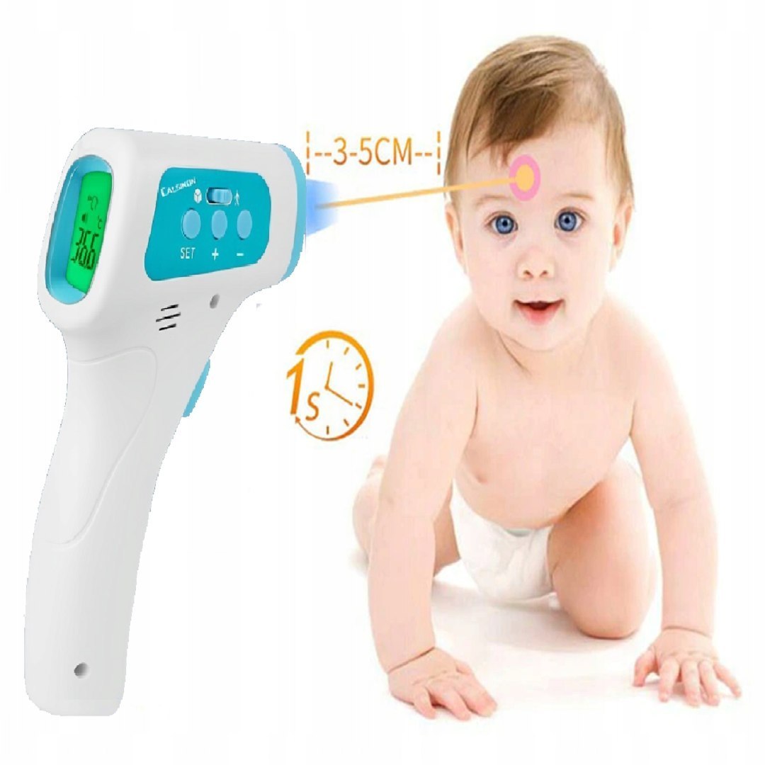 INFRARED MEDICAL FAST ELECTRONIC THERMOMETER + BATTERIES Packaging status original
