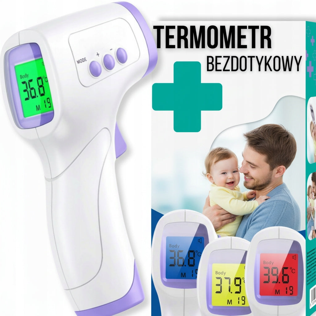 INFRARED MEDICAL LCD NON-CONTACT THERMOMETER FOR CHILDREN'S EAR FOREHEAD