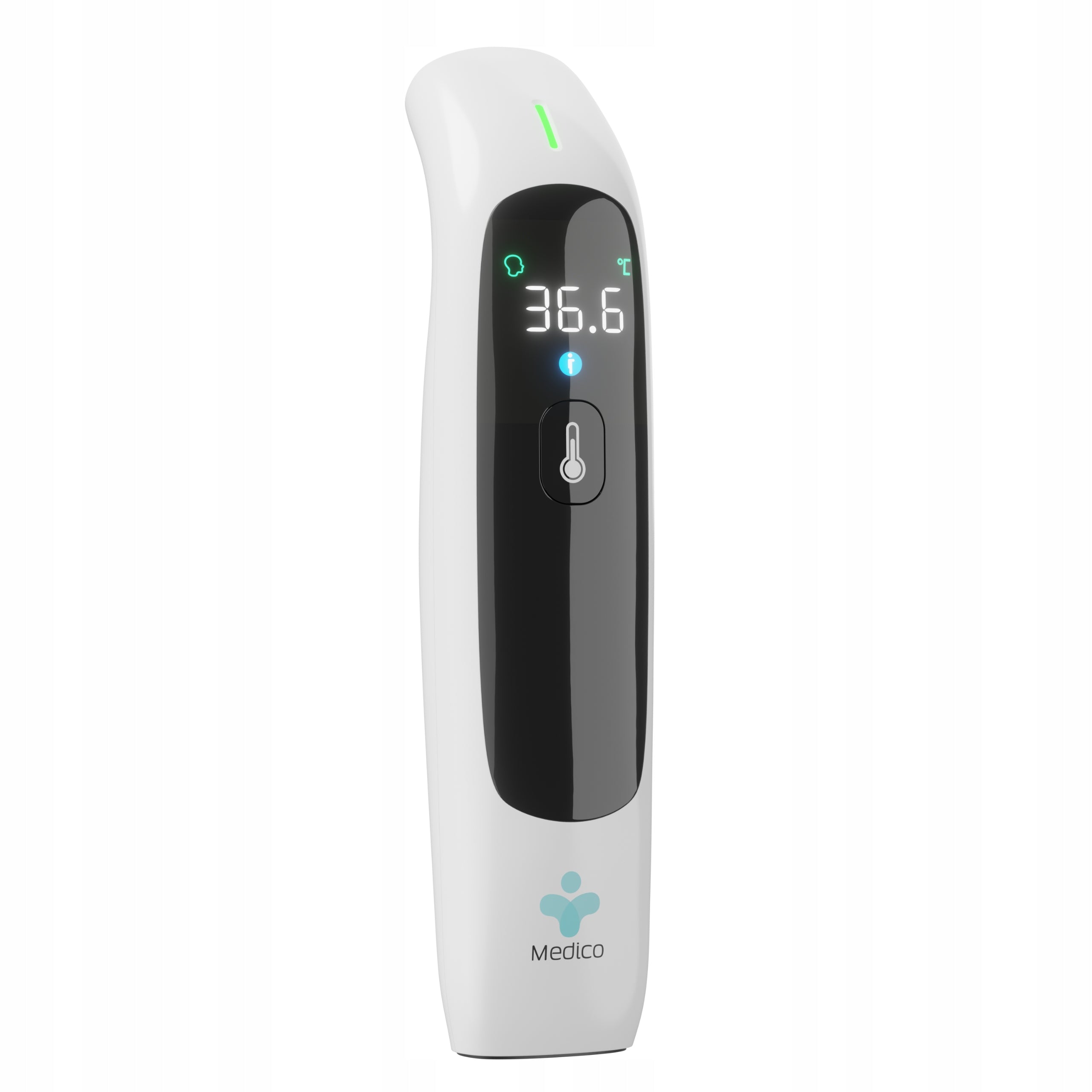 INFRARED MEDICAL NON-CONTACT THERMOMETER, LED, FAST MEASUREMENT, 3 MODES Packaging status original